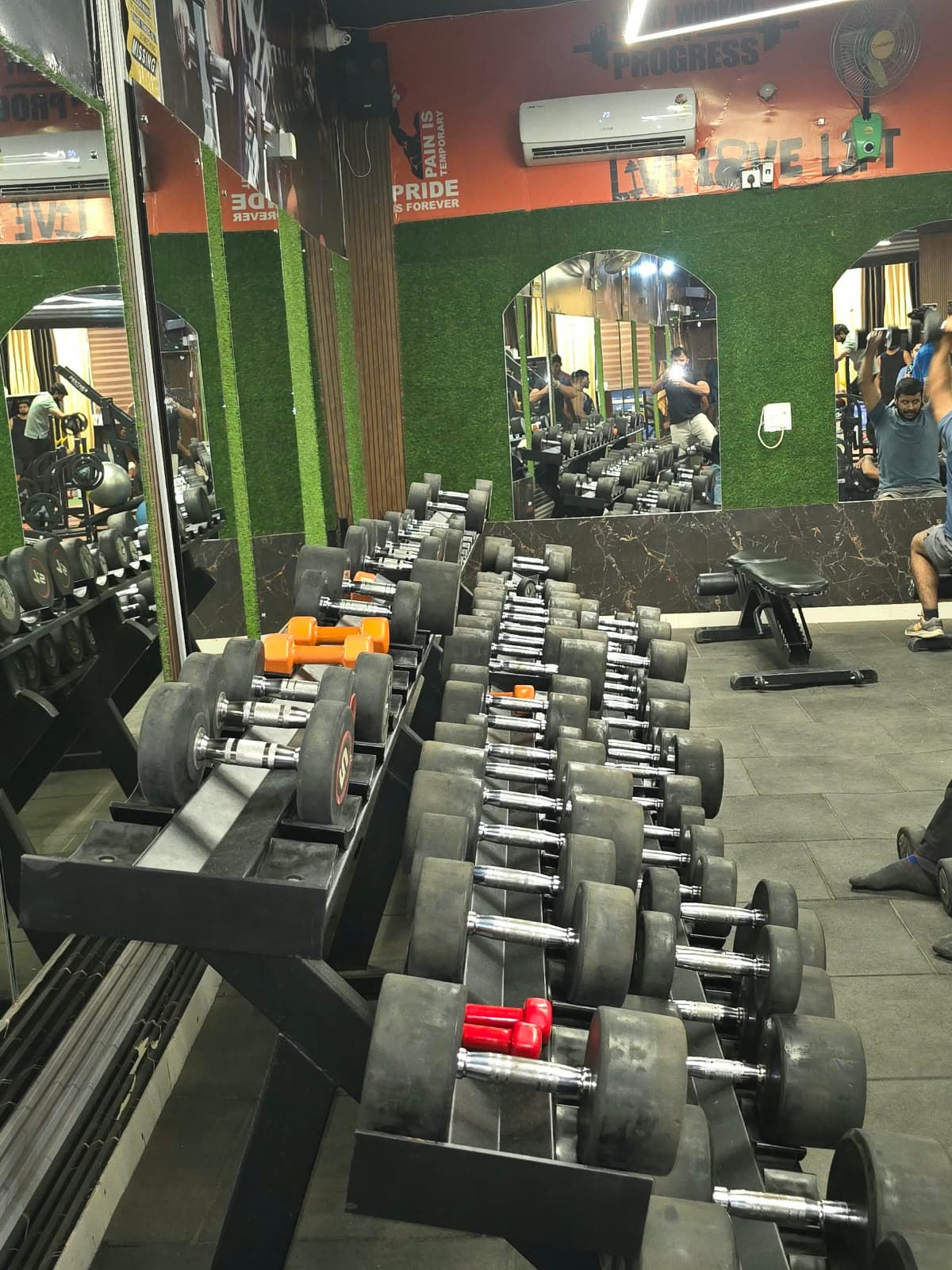 Strength training area